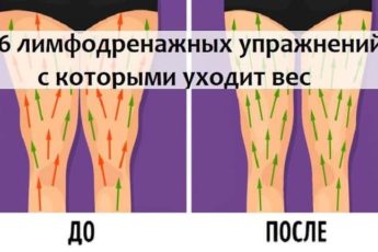6 лимфодренажных упражнений, с которыми уходит вес