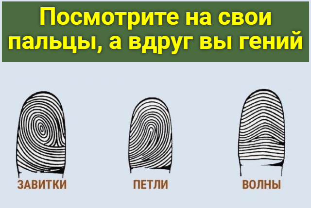 Тест по отпечаткам пальцев
