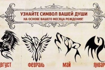 Узнайте символ вашей души на основе вашего месяца рождения!