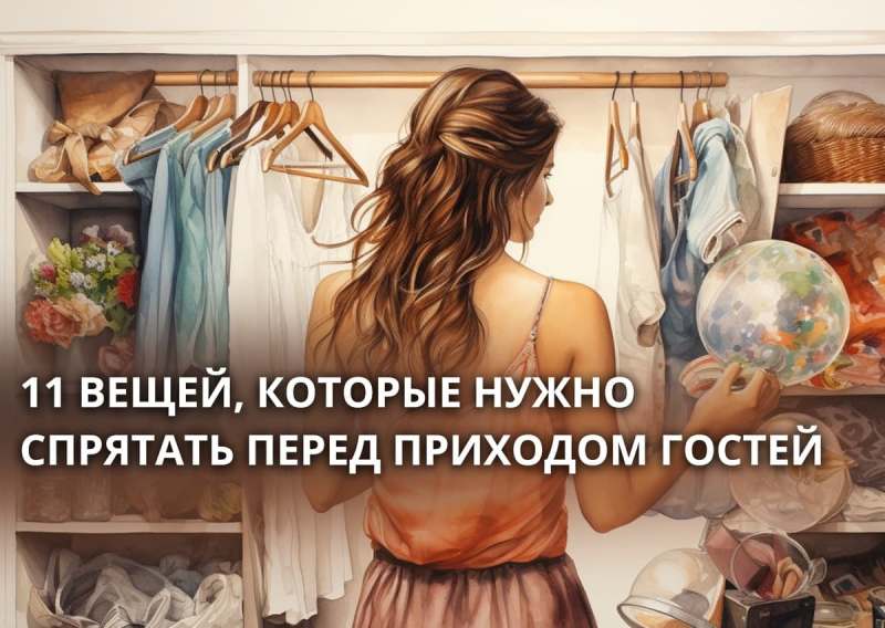 11 вещей, которые нужно спрятать перед приходом гостей
