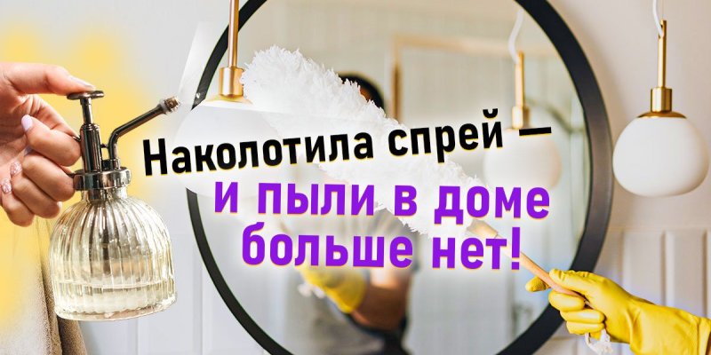 Как быстро избавиться пыли в доме