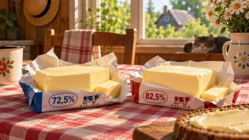 Сливочное масло 72,5% и 82,5%: в чем разница и какое выбрать